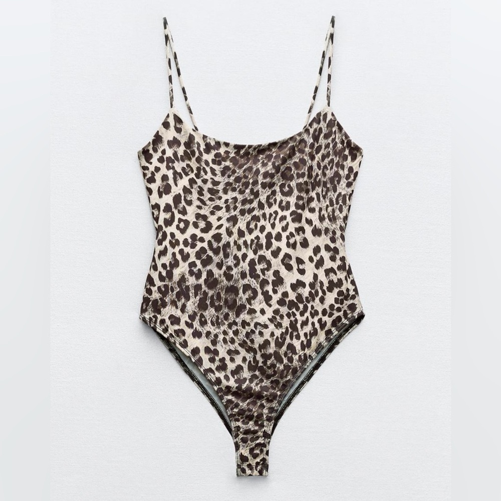 Zara Leopard Bodysuit
